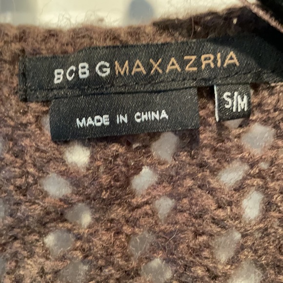 BCBG Brown Cape Sweater - Picture 5 of 6